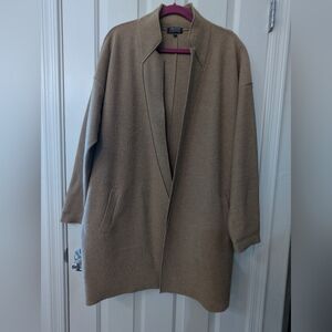 Lord & Taylor Tan Wool Cardigan